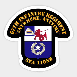 COA - 57th Infantry Regiment Sticker